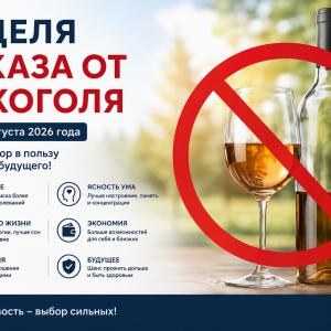 Неделя отказа от алкоголя
