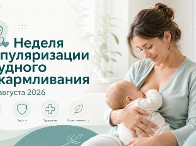 Неделя популяризации грудного вскармливания