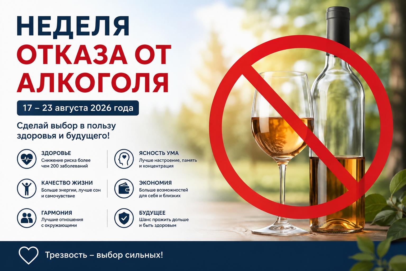 Неделя отказа от алкоголя