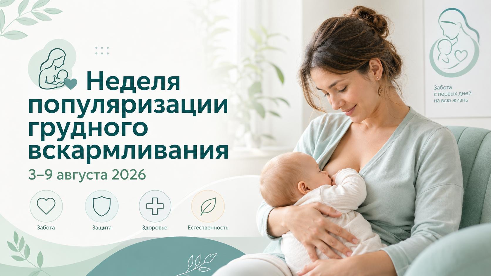 Неделя популяризации грудного вскармливания
