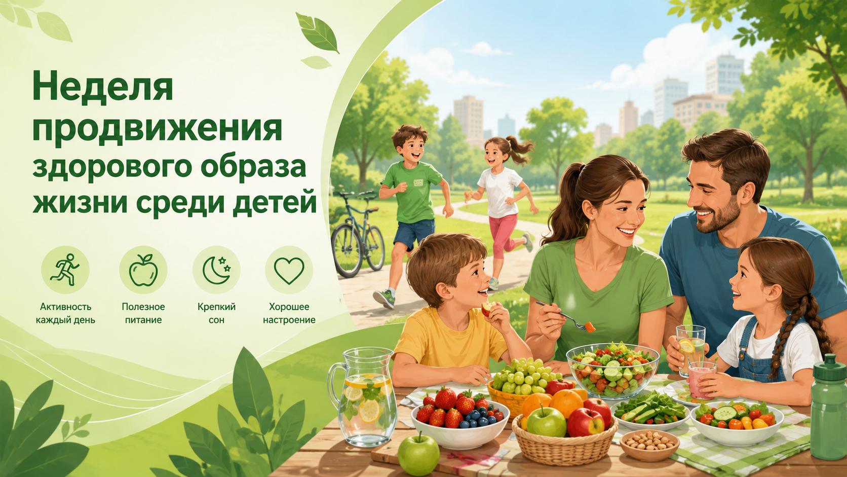 Неделя продвижения здорового образа жизни среди детей
