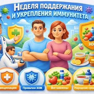 Неделя поддержания и укрепления иммунитета