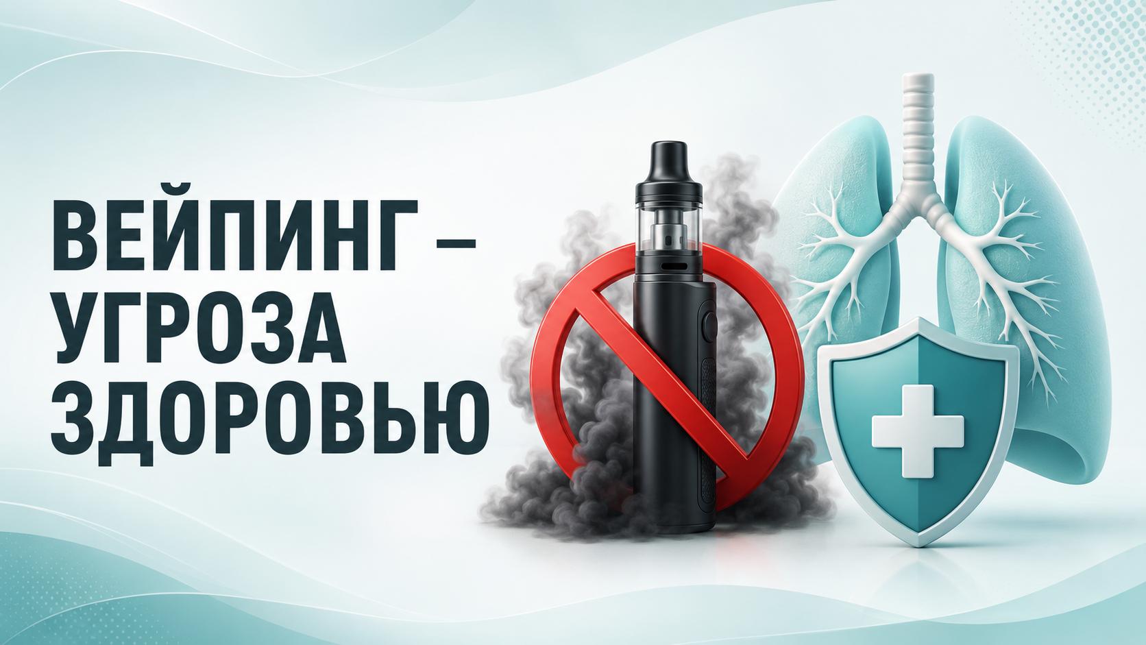 Вейпинг - Угроза здоровью!